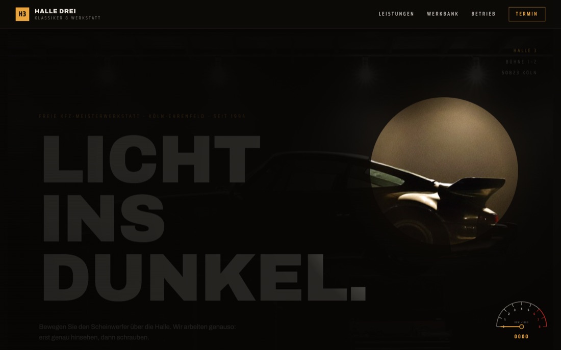 Template Halle Drei KFZ-Werkstatt
